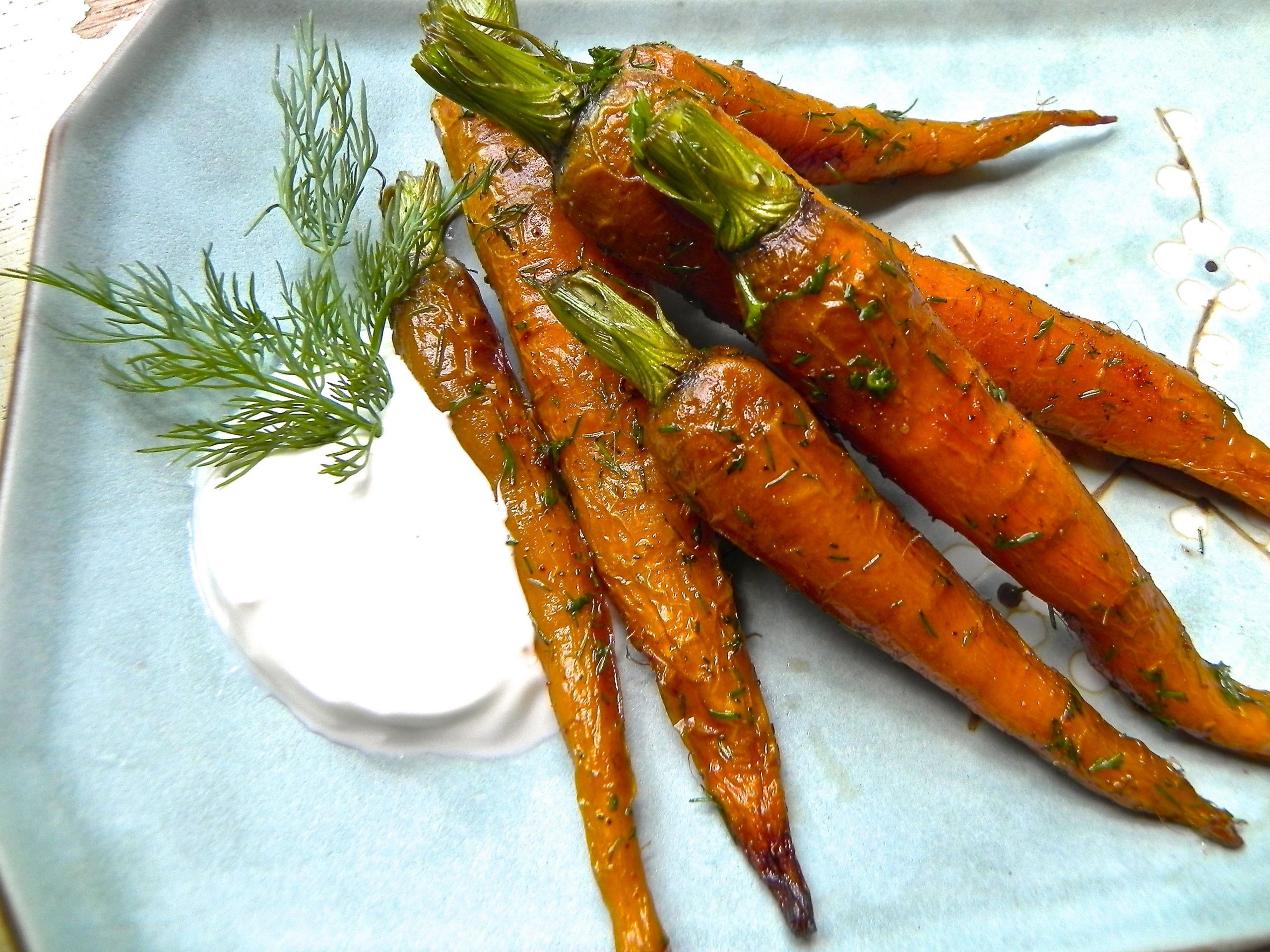 Baked Baby Carrot Recipes
 roasted baby carrots with dill and chipotle