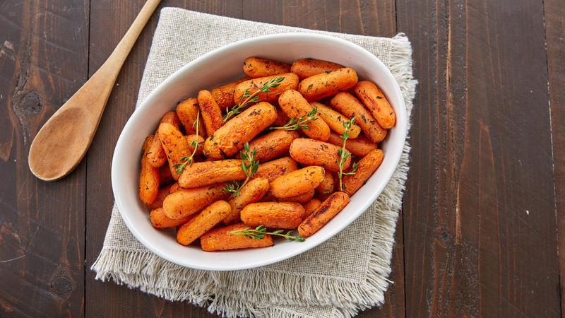 Baked Baby Carrot Recipes
 Roasted Baby Carrots Recipe BettyCrocker