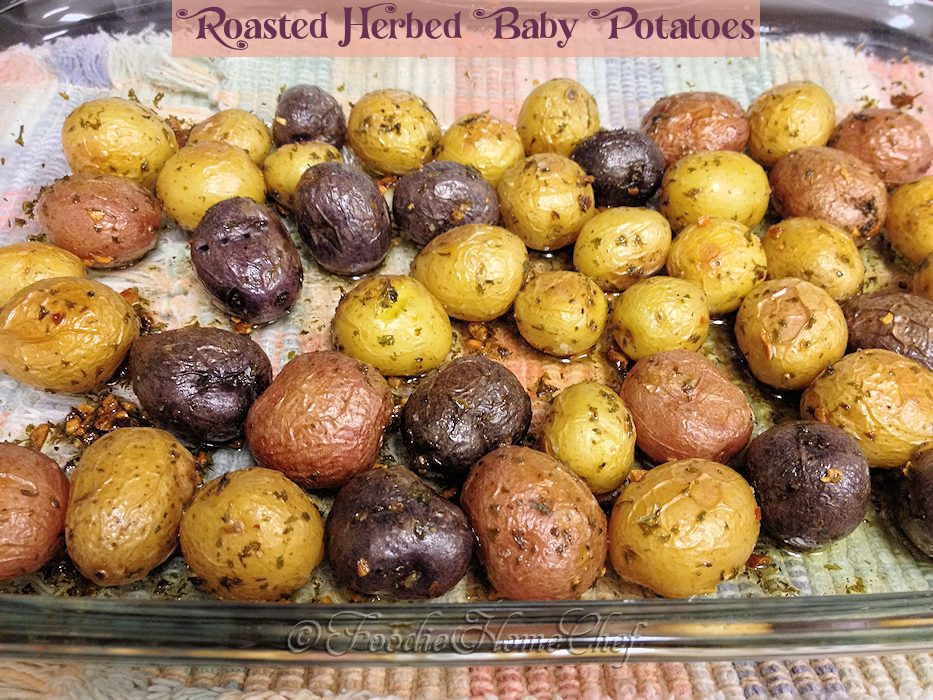 Baked Baby Potatoes Recipes
 Roasted Herbed Baby Potatoes Foo Home Chef