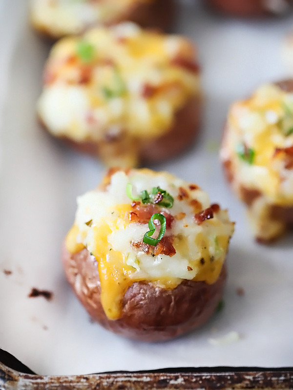 Baked Baby Red Potato Recipes
 Loaded Twice Baked Red Potatoes Recipe