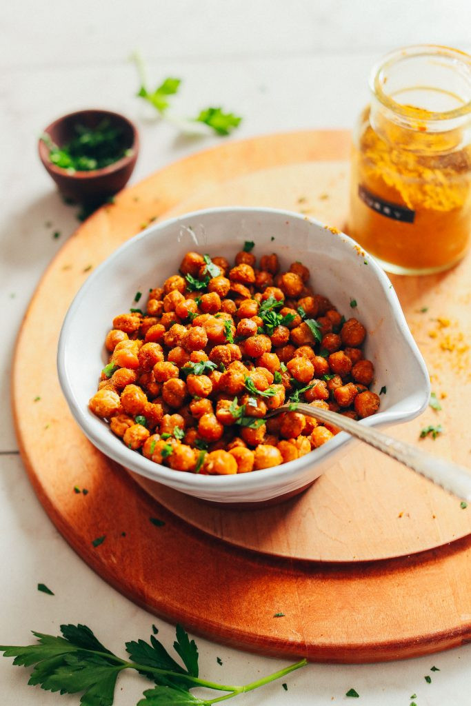 Baked Chickpea Recipes
 Actually Crispy Baked Chickpeas