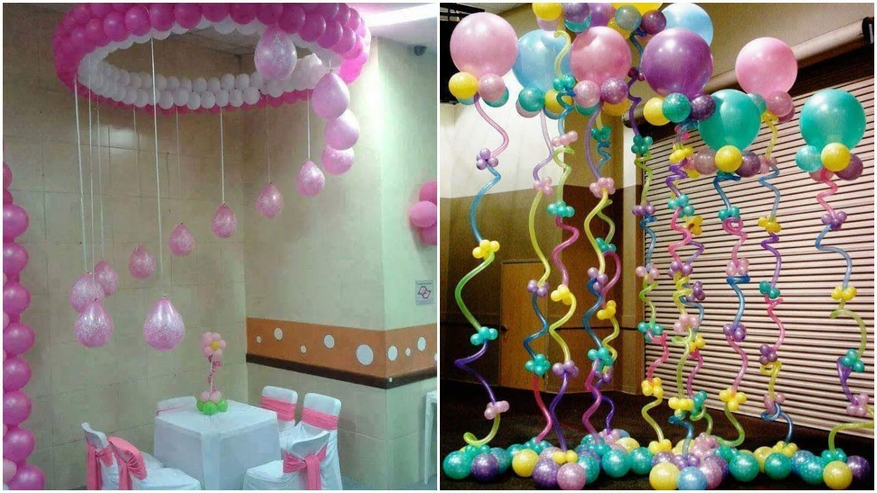 Balloon Decorations For Birthday
 Party Decoration Ideas Decoration With Balloons Design