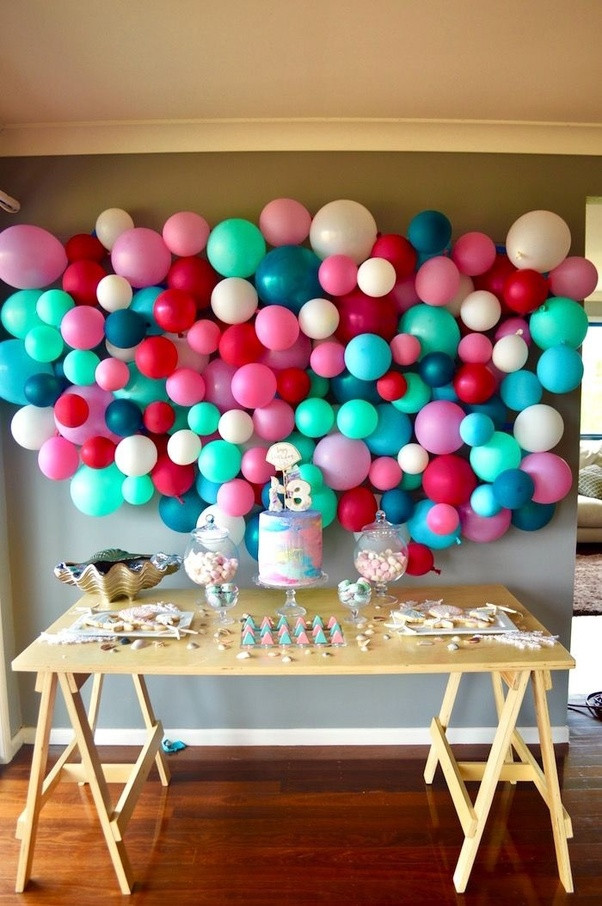 Balloon Decorations For Birthday
 What are some simple birthday balloons decoration ideas at