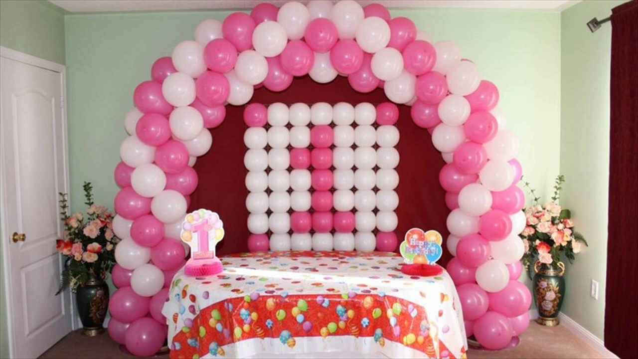 Balloon Decorations For Birthday
 1st Birthday Balloon Decorations