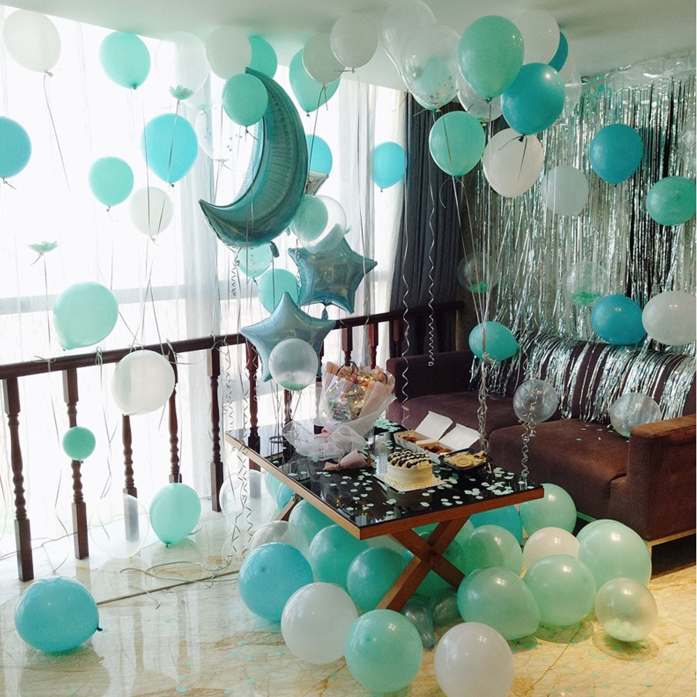 Balloon Decorations For Birthday
 Aliexpress Buy Pearl Latex Balloon Air Balls