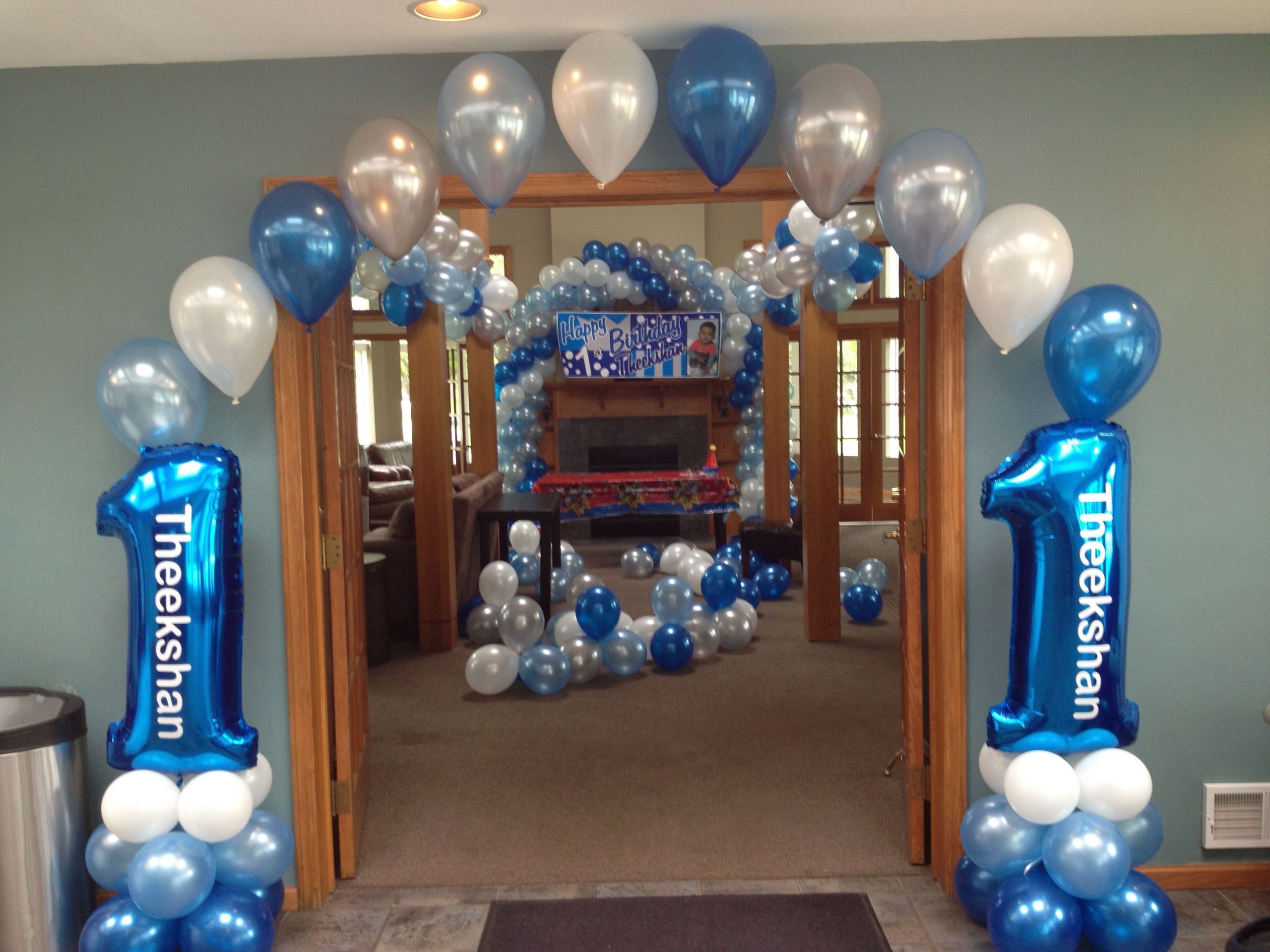 Balloon Decorations For Birthday
 1st birthday balloon arches