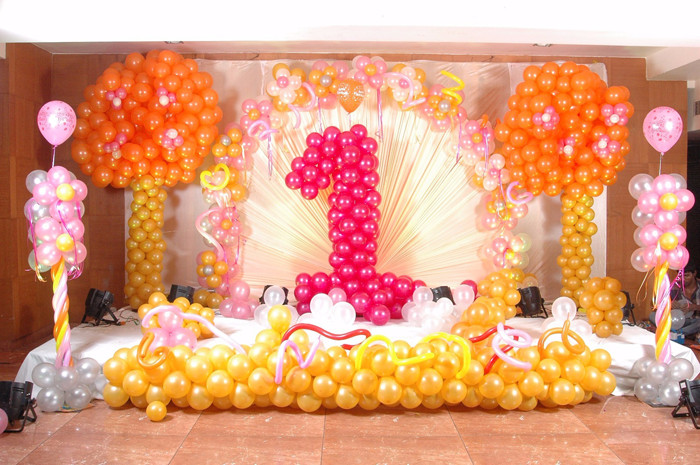 Balloon Decorations For Birthday
 Flower & Balloon stage decorators for events in Hyderabad