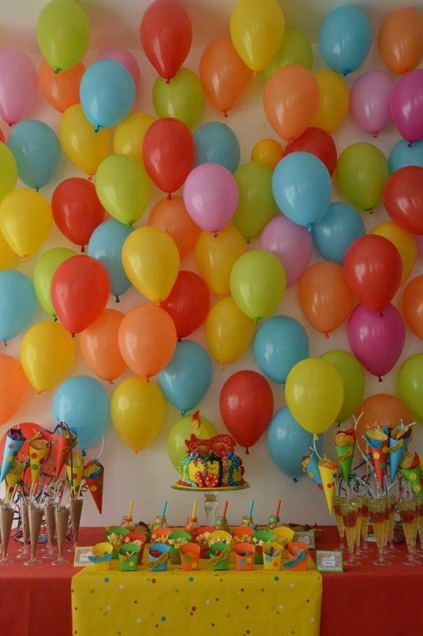 Balloon Decorations For Birthday
 What are some simple birthday balloons decoration ideas at