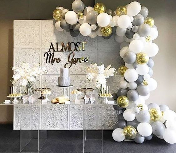 Balloon Ideas For Engagement Party
 engagement party Wedding ️