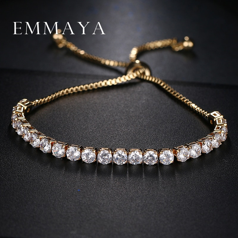 Bangles Bracelets Cheap
 Emmaya Classic Bling Crystal Beads Friendship Bracelet