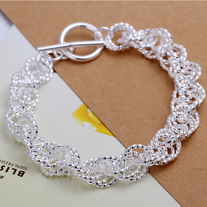 Bangles Bracelets Cheap
 hot wholesale sterling solid silver fashion bangle