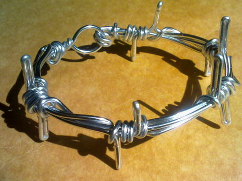 Barbed Wire Bracelet
 barbed wire bracelet JEWELRY AND TRINKETS