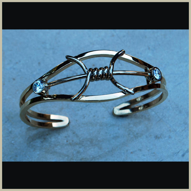 Barbed Wire Bracelet
 Barbed Wire Bracelet featured in COWBOYS & INDIANS and