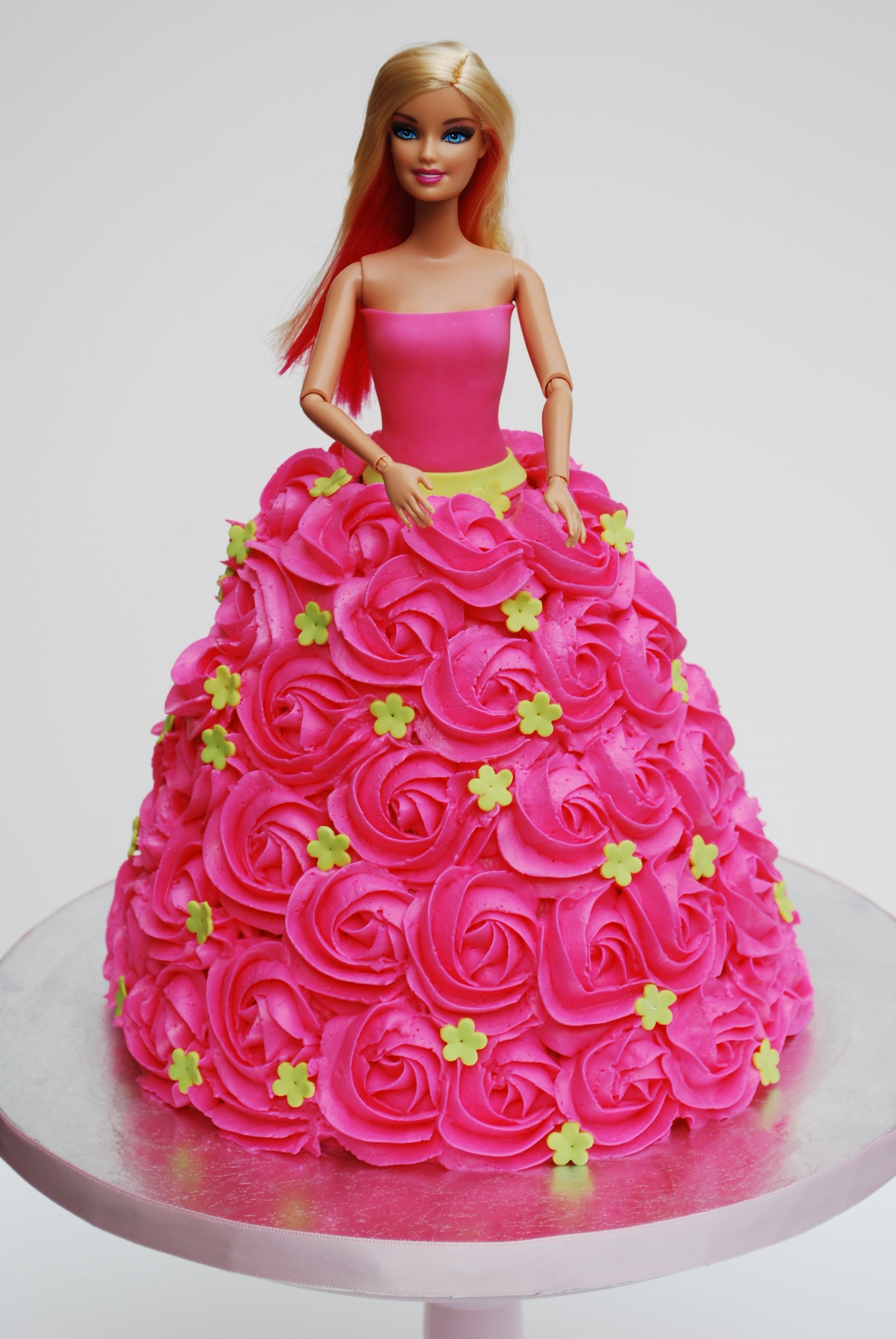 Barbie Birthday Cakes
 Pink Rosette Barbie Cake