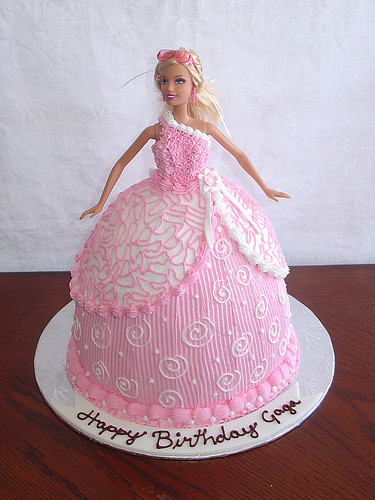 Barbie Birthday Cakes
 Birthday Cake Pink Barbie Birthday Cakes