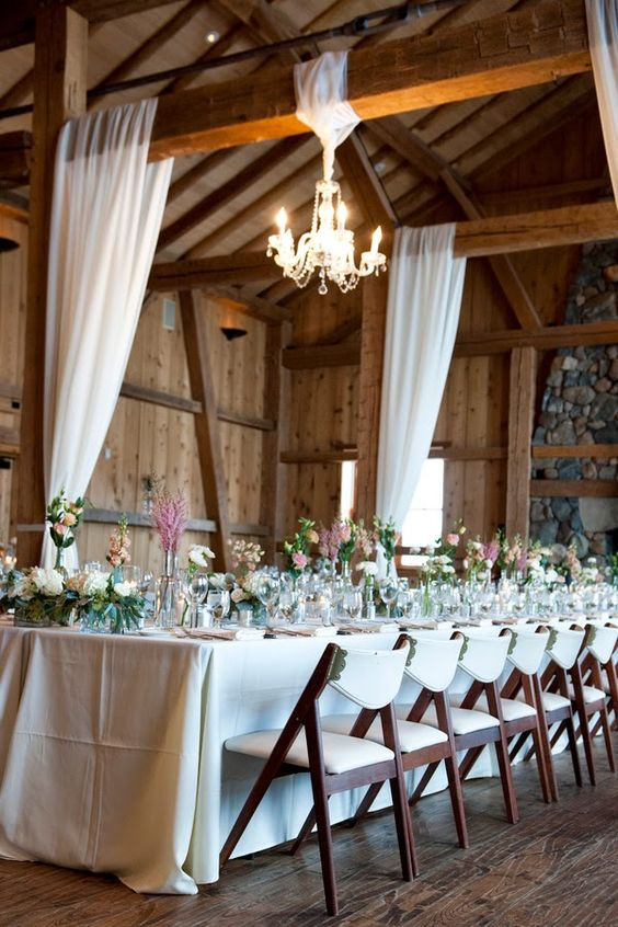 Barn Themed Wedding
 Rustic white Themed weddings and Petticoats on Pinterest