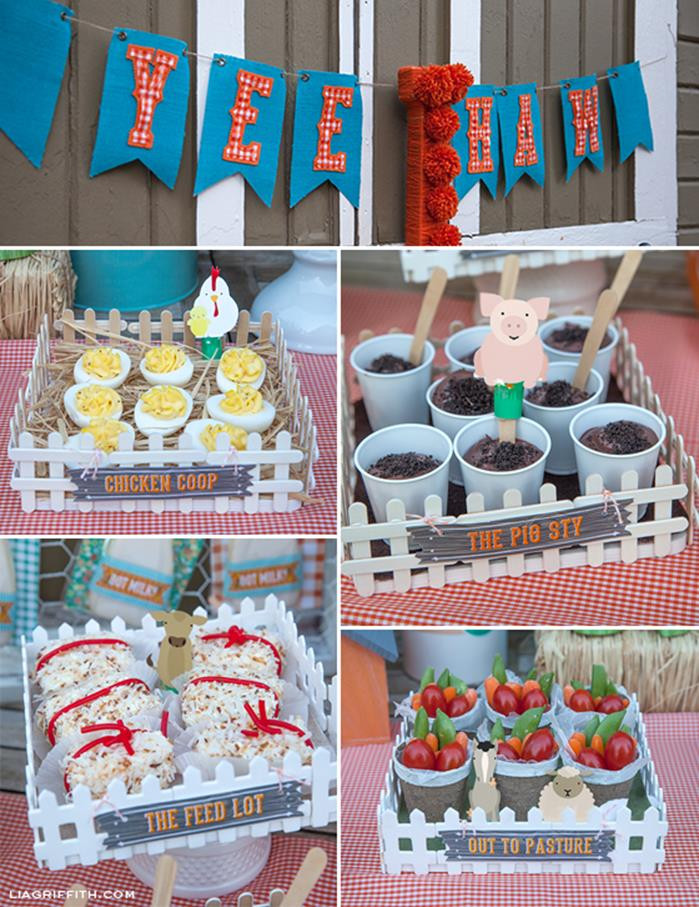Barnyard Birthday Decorations
 Kara s Party Ideas Farm Birthday Party Planning Ideas