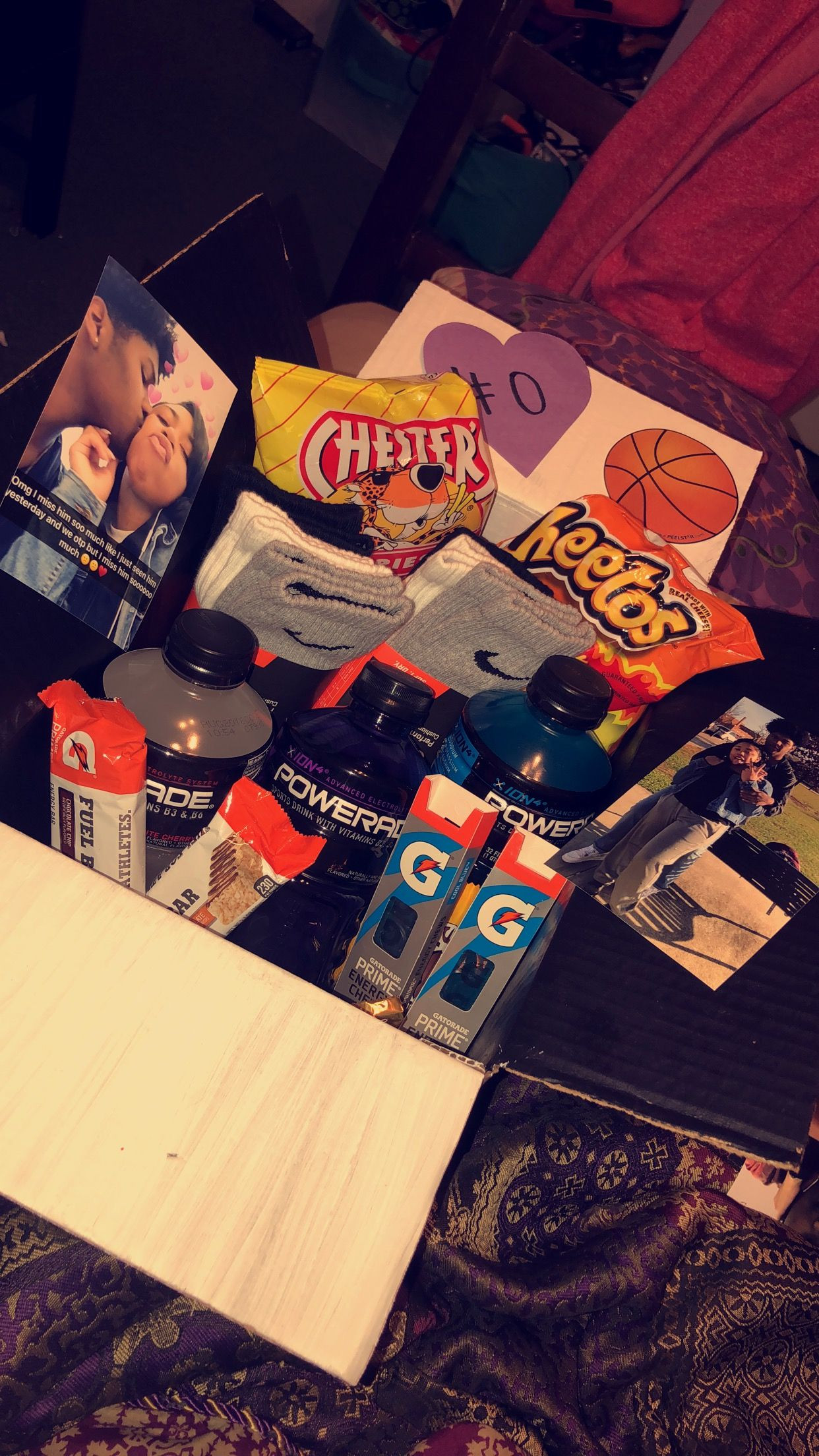Basketball Gift Ideas For Boyfriend
 Basketball care package for your boyfriend♥
