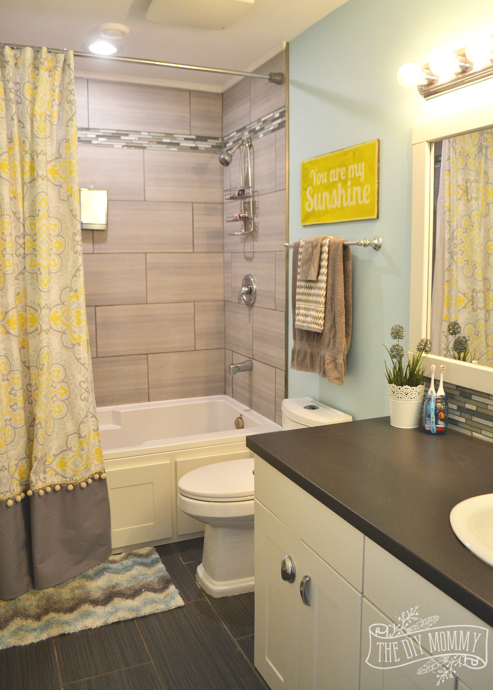 Bathroom Ideas For Kids
 Kids Bathroom Reveal and some great tips for post reno