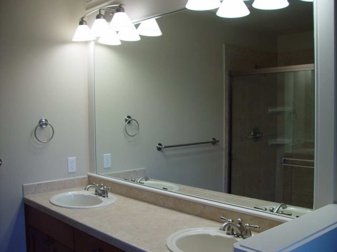 Bathroom Mirror Size
 Small frameless mirror bathroom vanity frameless mirrors