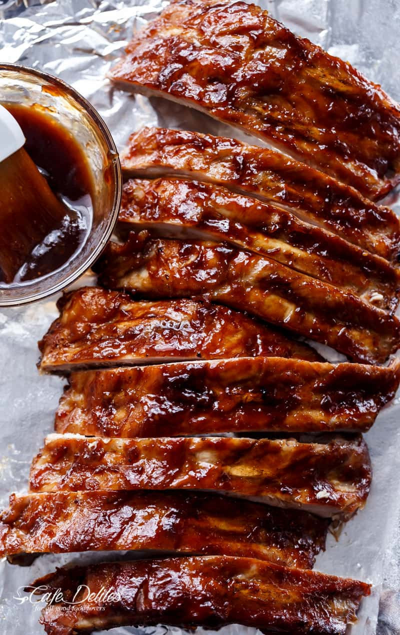 Bbq Pork Ribs
 Slow Cooker Barbecue Ribs Cafe Delites