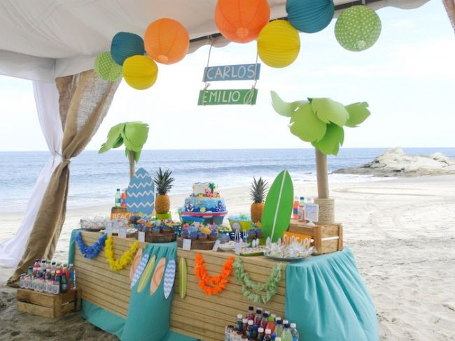 Beach Birthday Party Decoration Ideas
 Party Ideas