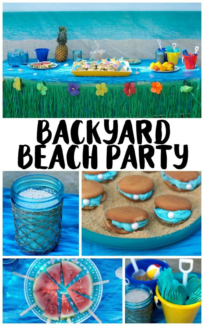Beach Birthday Party Decoration Ideas
 Backyard Beach Party Ideas
