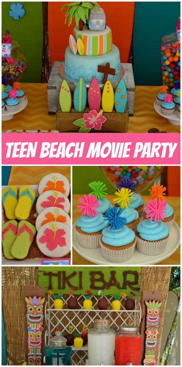 Beach Birthday Party Ideas Girls
 teen beach movie Birthday " Teen Beach Movie Surf Party