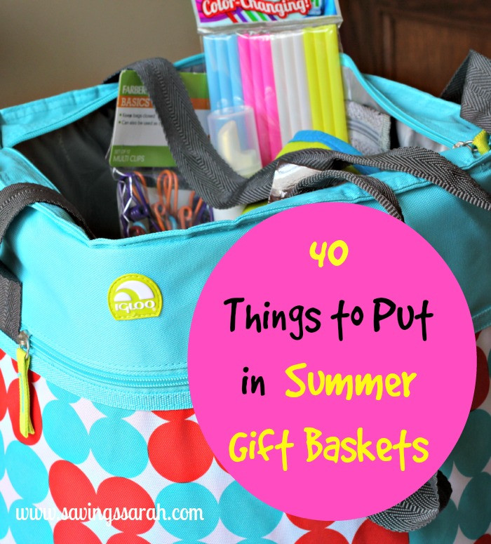 Beach Gifts For Kids
 40 Things to Put in Summer Gift Baskets Earning and