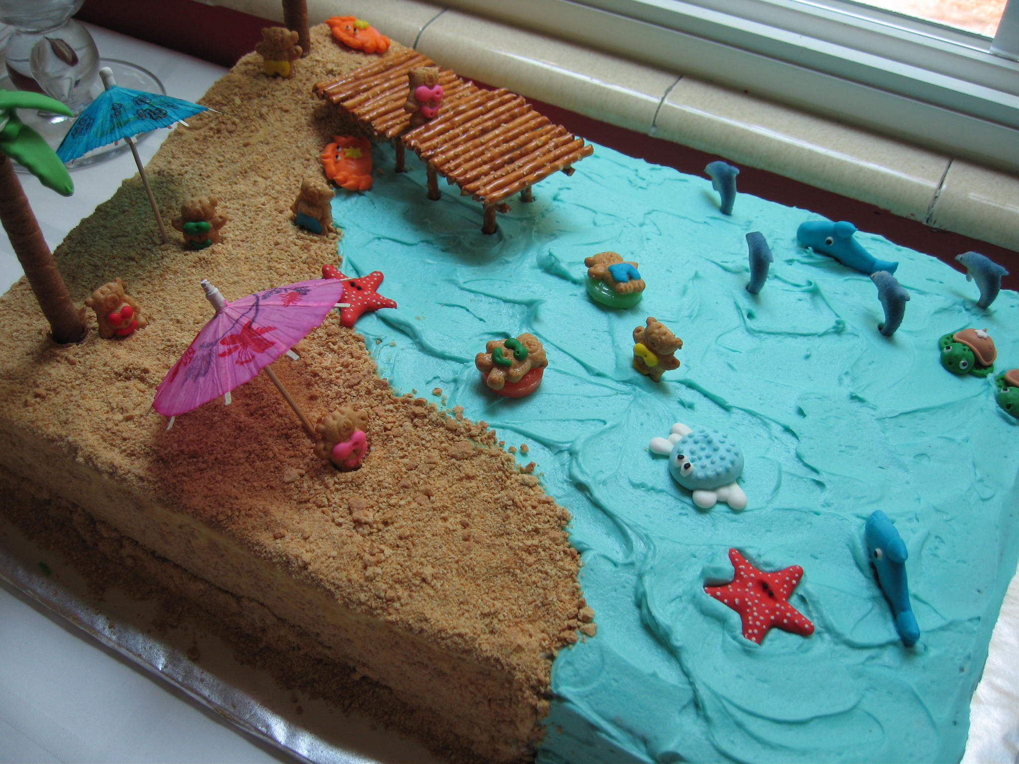 Beach Party Cake Ideas
 Summer beach cake