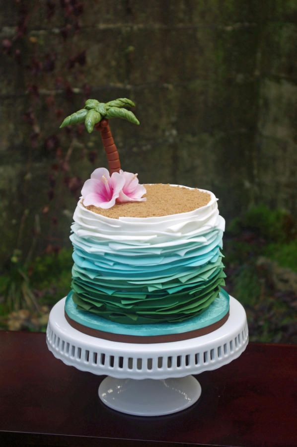 Beach Party Cake Ideas
 Slice of paradise in 2019