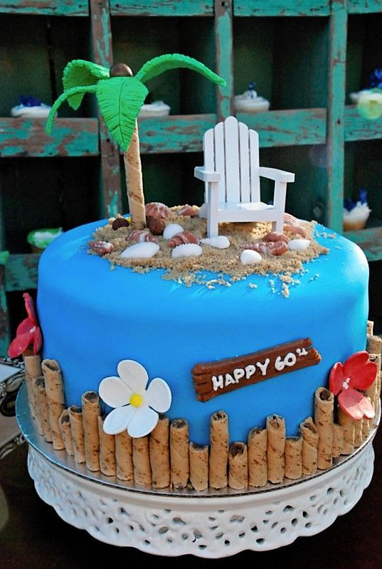 Beach Party Cake Ideas
 60th Birthday Celebration…