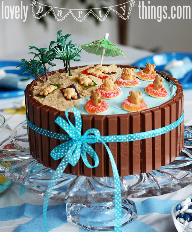 Beach Party Cake Ideas
 Easy Cake Decorating Ideas That Require NO Skill