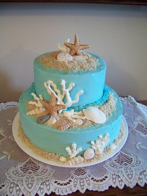Beach Party Cake Ideas
 80 Delicious Beach Wedding Cakes