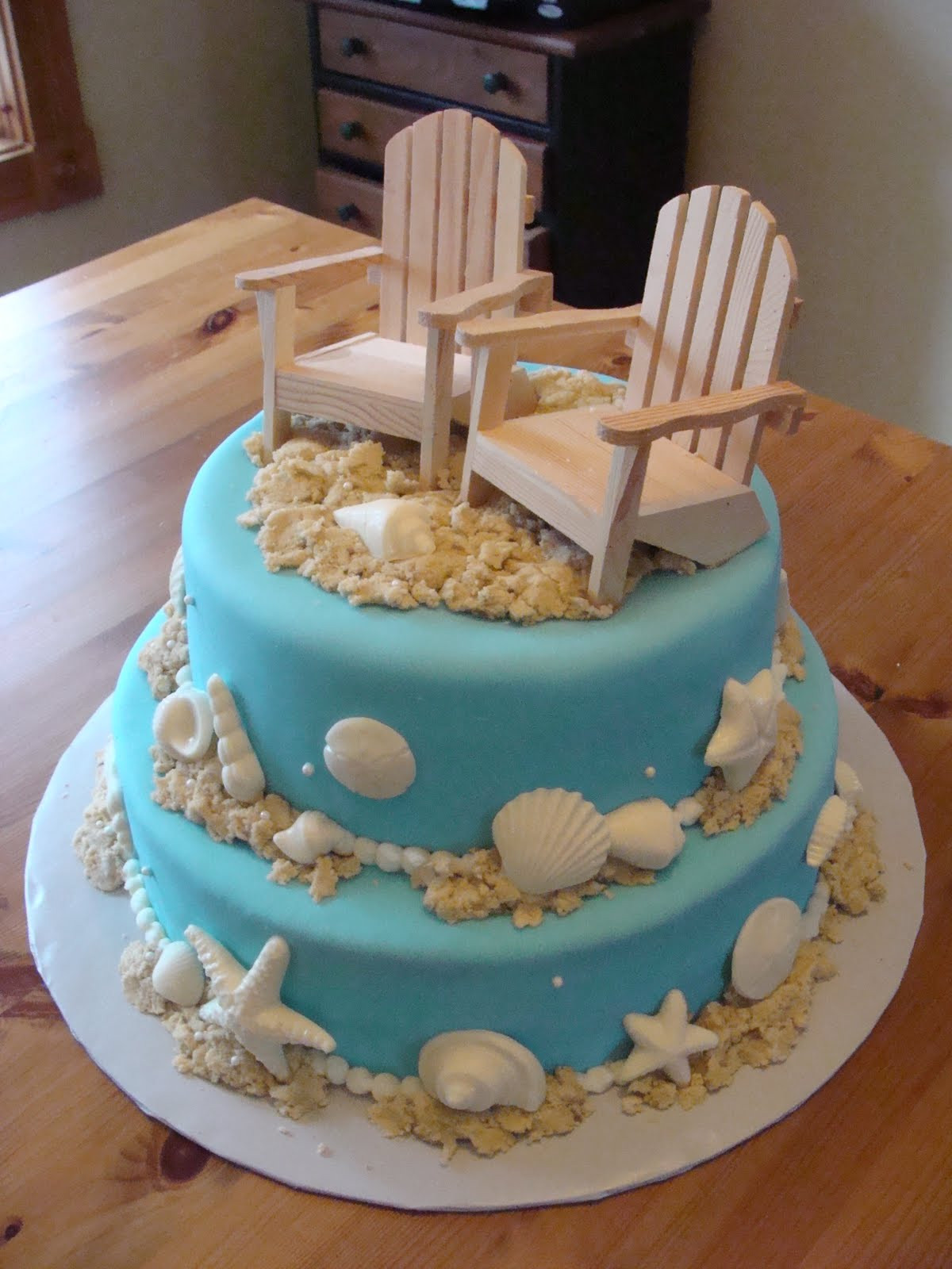 Beach Party Cake Ideas
 Sweet Treats by Bonnie Beach Themed Cake