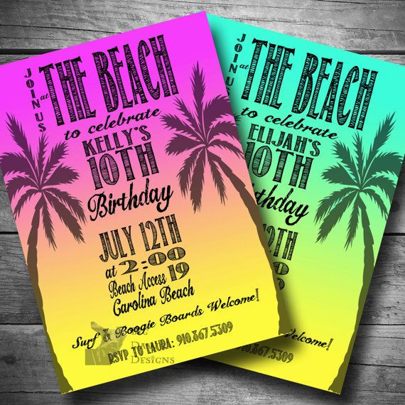 Beach Party Invitation Wording Ideas
 Pin by tim on Holidays and events Pinterest