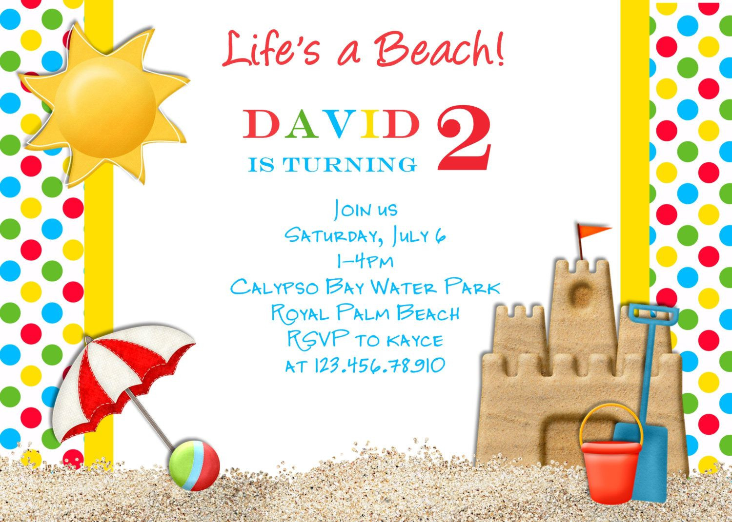 Beach Party Invitation Wording Ideas
 Beach themed engagement party invitations engagement