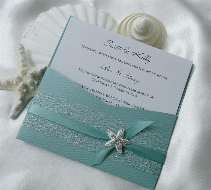 Beach Theme Wedding Invitations
 The 25 best Beach wedding invitations ideas on Pinterest