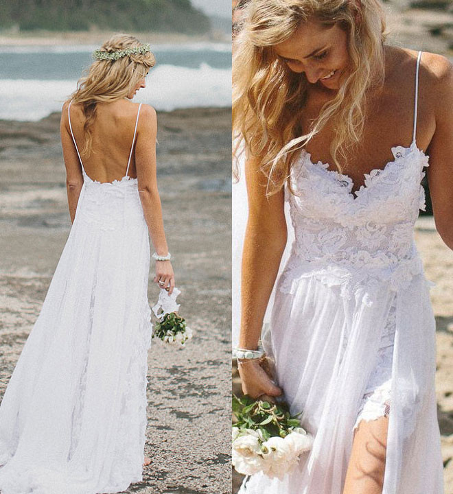 Beach Wedding Gowns
 Simply Stunning Beach Wedding Dresses Longwood Venues