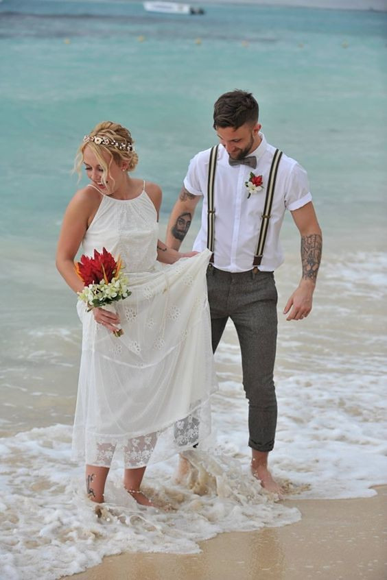 Beach Wedding Groom Attire
 Types of Wedding Suits for Grooms