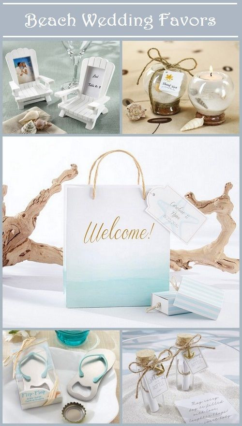 Beach Wedding Party Favors
 Beach wedding and party favors and accessories from HotRef