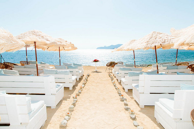 Beach Wedding Venues
 New Experimental Beach Ibiza beach wedding venue