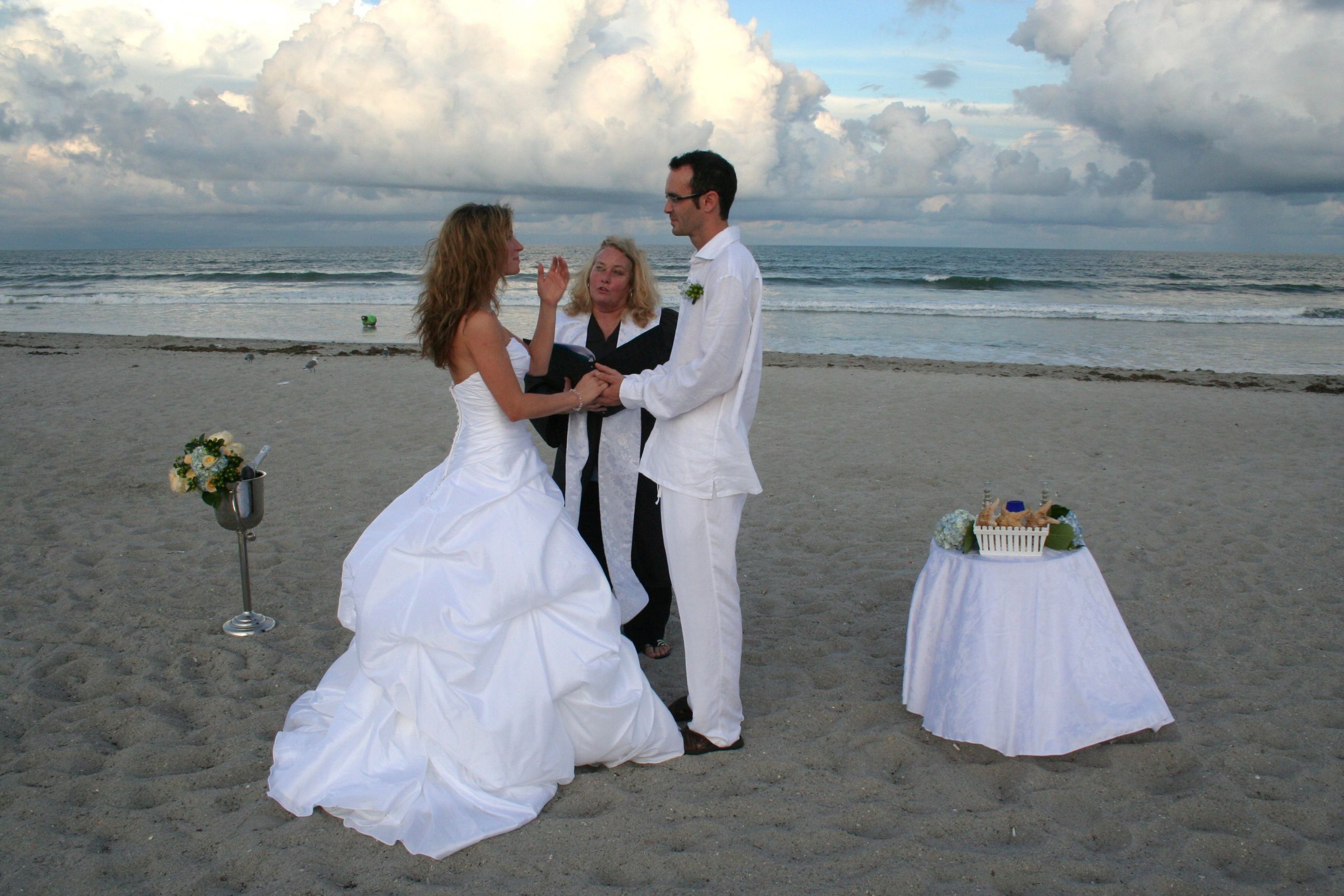 Beach Wedding Vows
 Handfasting Beach Wedding Ceremony Destination Wedding
