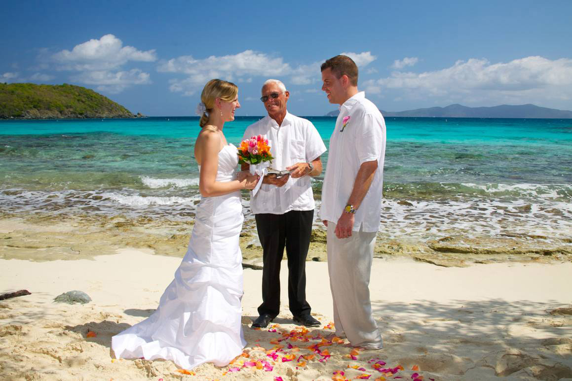 Beach Wedding Vows
 St John s Favorite Wedding Minister