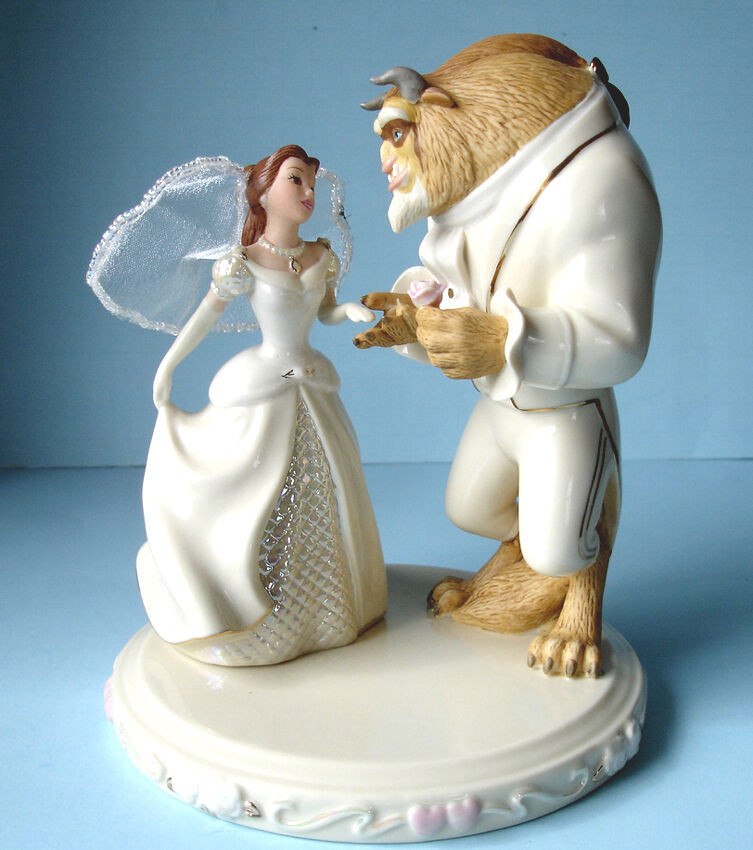 Beauty And The Beast Wedding Cake Topper
 Lenox Disney Belle s Wedding Dreams Cake Topper Figurine