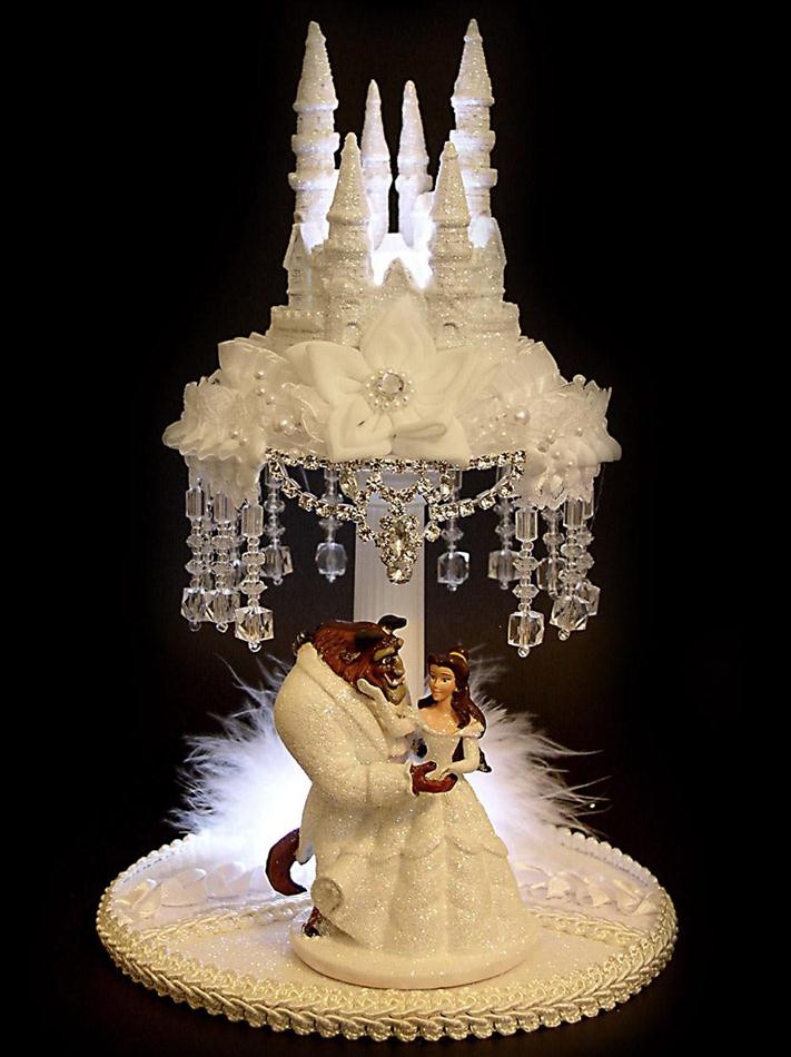 Beauty And The Beast Wedding Cake Topper
 Beauty and the beast wedding cake topper idea in 2017