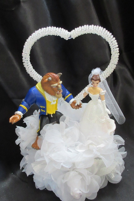 Beauty And The Beast Wedding Cake Topper
 Beauty and the beast wedding cake topper idea in 2017