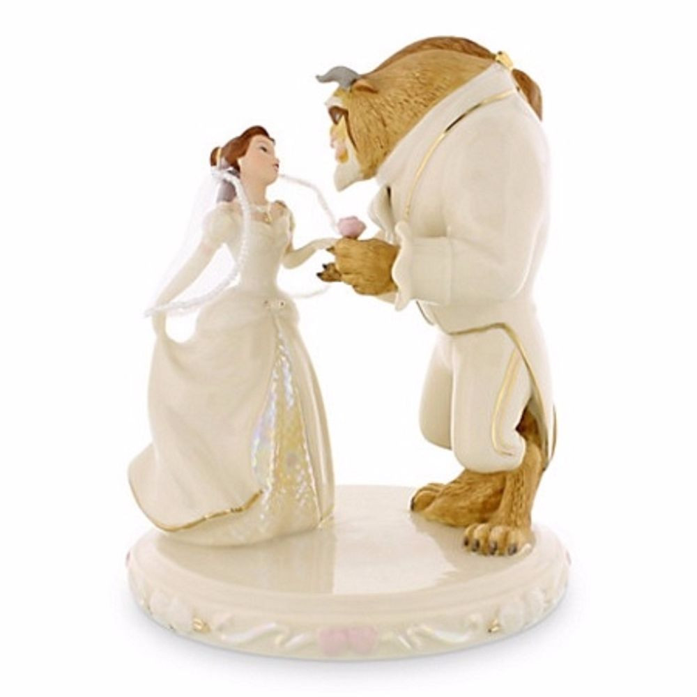 Beauty And The Beast Wedding Cake Topper
 Lenox Disney Beauty and The Beast Princess Belle s Wedding