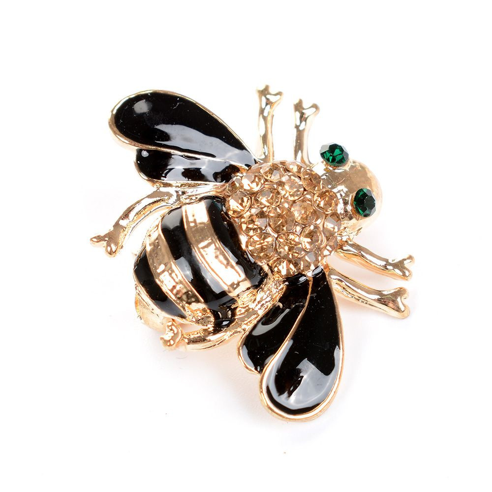 Bee Brooches
 OPPOHERE Women Delicate Little Bee Brooches Crystal