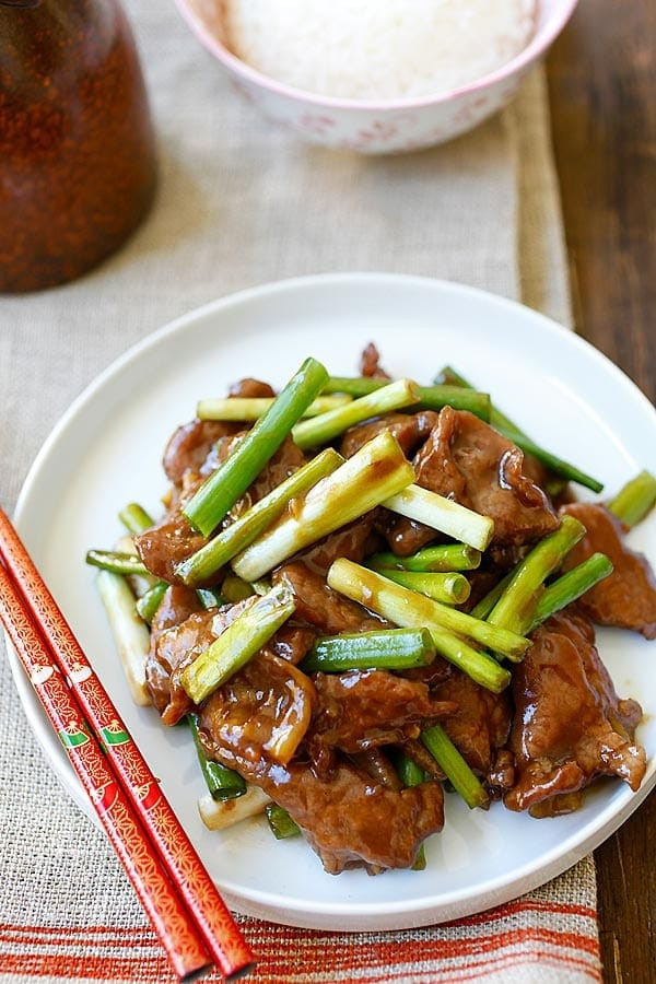 Beef Chinese Recipes
 Mongolian Beef Easy Chinese Recipe Rasa Malaysia